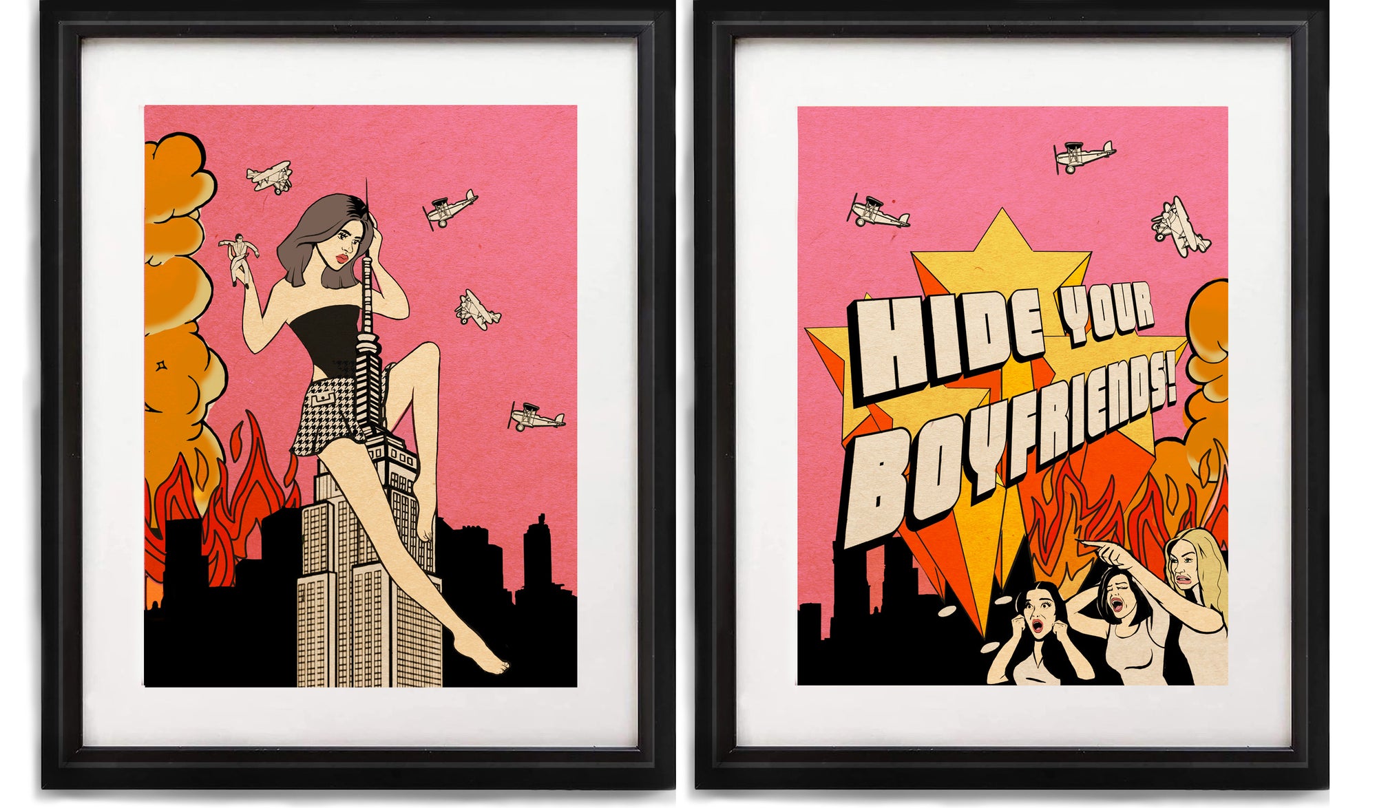 11 x 14 #Scandoval King Kong Comic (set of 2)