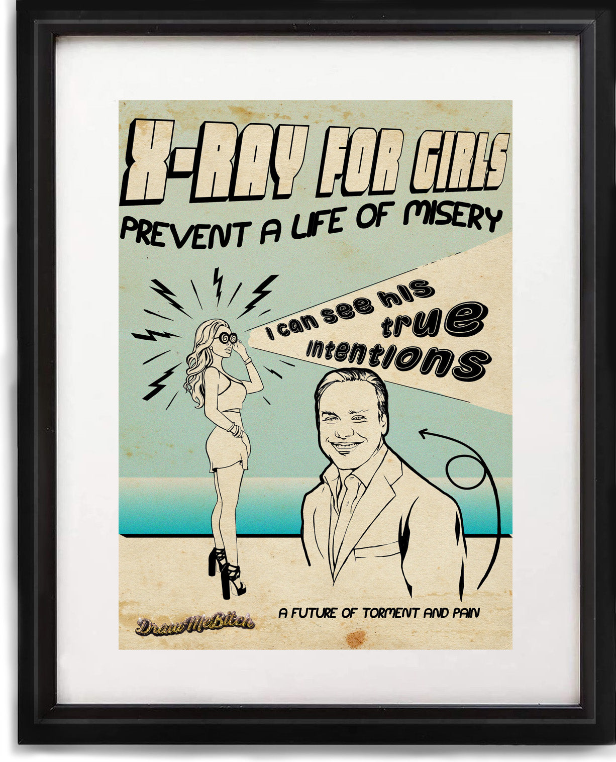 11 x 14 Frame Lisa Hochstein RHOM Comic