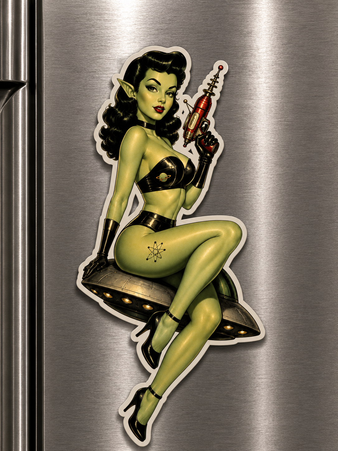 Echo of the Eighth Fridge Magnets - Sci fi Pin Up Babes