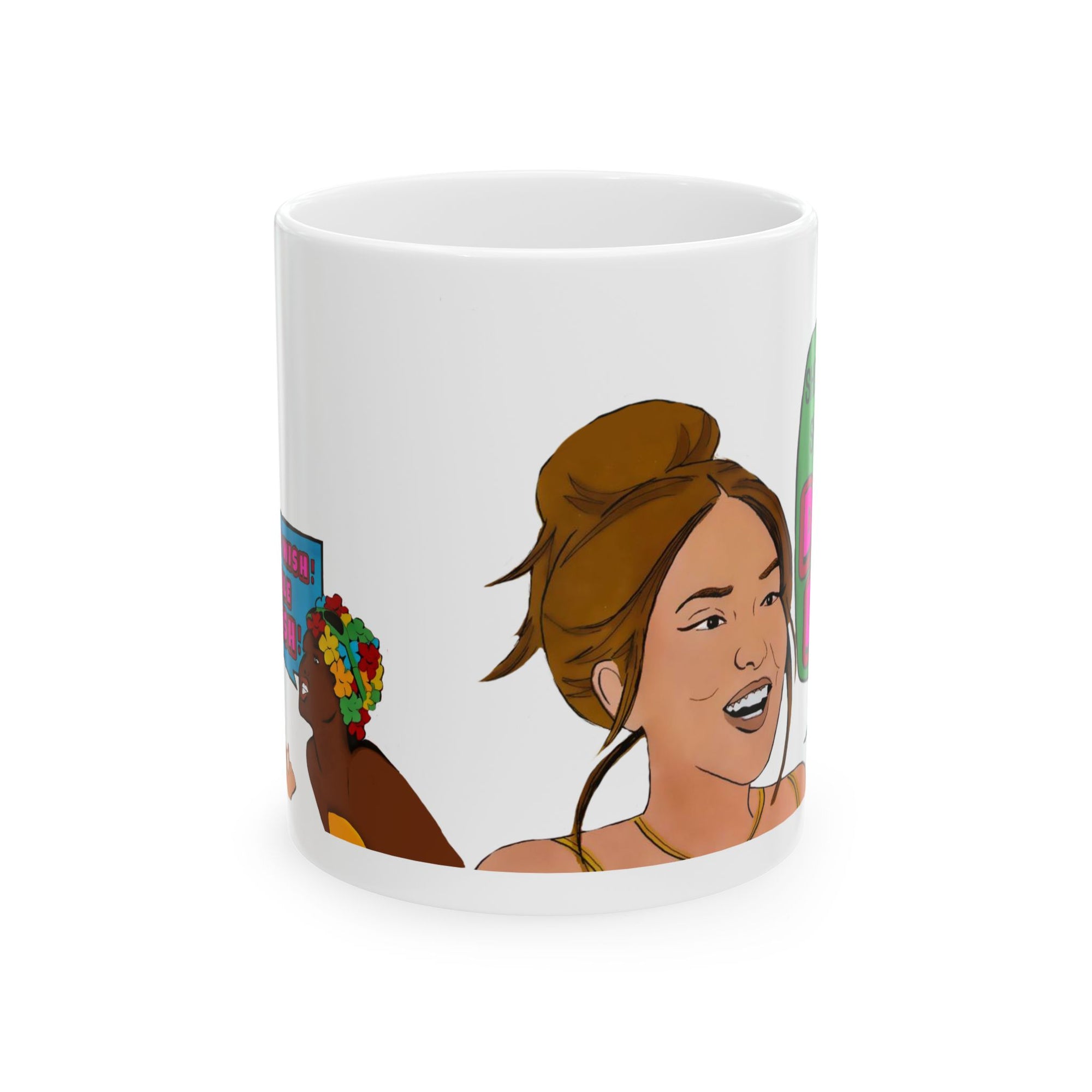 RHONY "She models for Dress Barn!", Ceramic Mug, (11oz, 15oz)