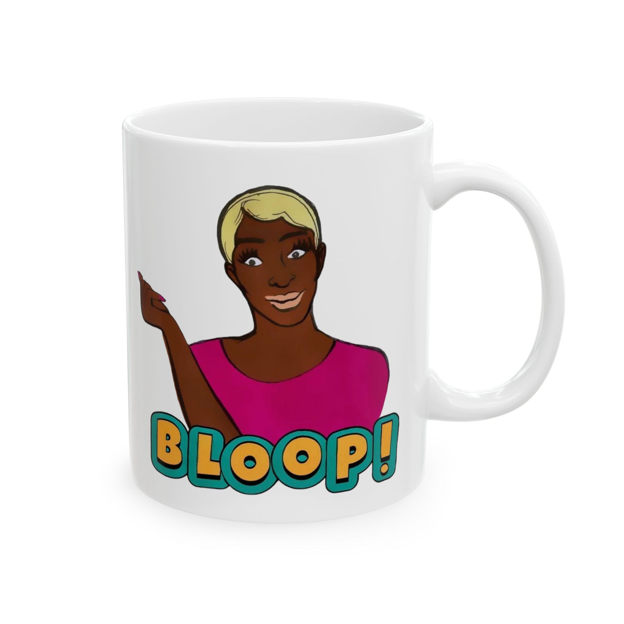 RHOA "Bloop", Ceramic Mug, (11oz, 15oz) Featuring Nene Leakes