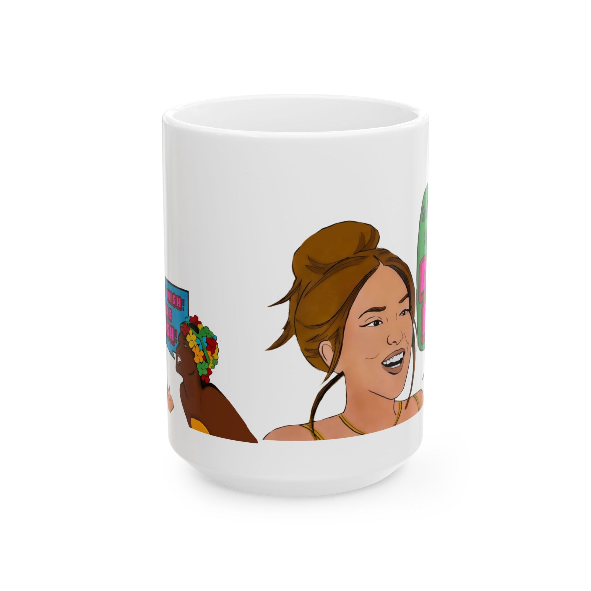 RHONY "She models for Dress Barn!", Ceramic Mug, (11oz, 15oz)